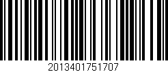 Código de barras (EAN, GTIN, SKU, ISBN): '2013401751707'