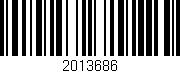 Código de barras (EAN, GTIN, SKU, ISBN): '2013686'