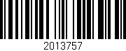 Código de barras (EAN, GTIN, SKU, ISBN): '2013757'