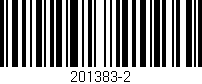 Código de barras (EAN, GTIN, SKU, ISBN): '201383-2'