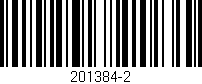 Código de barras (EAN, GTIN, SKU, ISBN): '201384-2'