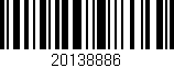 Código de barras (EAN, GTIN, SKU, ISBN): '20138886'
