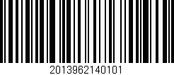 Código de barras (EAN, GTIN, SKU, ISBN): '2013962140101'