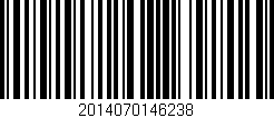 Código de barras (EAN, GTIN, SKU, ISBN): '2014070146238'