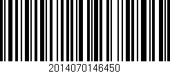 Código de barras (EAN, GTIN, SKU, ISBN): '2014070146450'