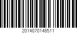Código de barras (EAN, GTIN, SKU, ISBN): '2014070146511'