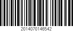 Código de barras (EAN, GTIN, SKU, ISBN): '2014070146542'