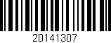 Código de barras (EAN, GTIN, SKU, ISBN): '20141307'