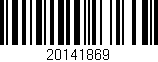Código de barras (EAN, GTIN, SKU, ISBN): '20141869'