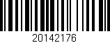 Código de barras (EAN, GTIN, SKU, ISBN): '20142176'