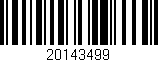 Código de barras (EAN, GTIN, SKU, ISBN): '20143499'