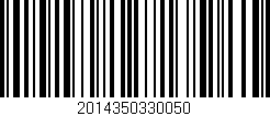 Código de barras (EAN, GTIN, SKU, ISBN): '2014350330050'