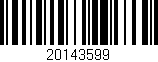 Código de barras (EAN, GTIN, SKU, ISBN): '20143599'