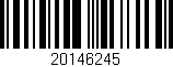 Código de barras (EAN, GTIN, SKU, ISBN): '20146245'