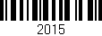 Código de barras (EAN, GTIN, SKU, ISBN): '2015'