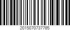 Código de barras (EAN, GTIN, SKU, ISBN): '2015070737785'