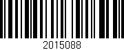 Código de barras (EAN, GTIN, SKU, ISBN): '2015088'