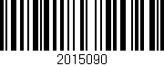 Código de barras (EAN, GTIN, SKU, ISBN): '2015090'