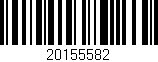 Código de barras (EAN, GTIN, SKU, ISBN): '20155582'