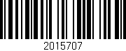 Código de barras (EAN, GTIN, SKU, ISBN): '2015707'