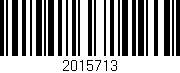 Código de barras (EAN, GTIN, SKU, ISBN): '2015713'