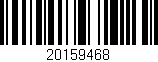 Código de barras (EAN, GTIN, SKU, ISBN): '20159468'