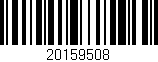 Código de barras (EAN, GTIN, SKU, ISBN): '20159508'