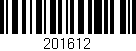 Código de barras (EAN, GTIN, SKU, ISBN): '201612'