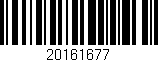 Código de barras (EAN, GTIN, SKU, ISBN): '20161677'