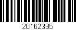 Código de barras (EAN, GTIN, SKU, ISBN): '20162395'