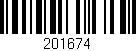 Código de barras (EAN, GTIN, SKU, ISBN): '201674'