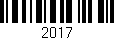 Código de barras (EAN, GTIN, SKU, ISBN): '2017'