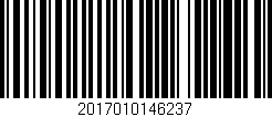 Código de barras (EAN, GTIN, SKU, ISBN): '2017010146237'