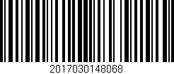 Código de barras (EAN, GTIN, SKU, ISBN): '2017030148068'