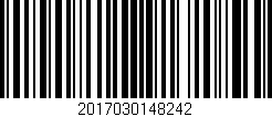 Código de barras (EAN, GTIN, SKU, ISBN): '2017030148242'