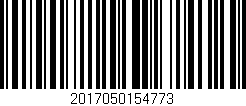 Código de barras (EAN, GTIN, SKU, ISBN): '2017050154773'