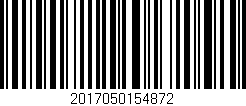 Código de barras (EAN, GTIN, SKU, ISBN): '2017050154872'