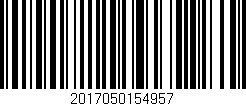 Código de barras (EAN, GTIN, SKU, ISBN): '2017050154957'