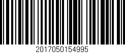 Código de barras (EAN, GTIN, SKU, ISBN): '2017050154995'