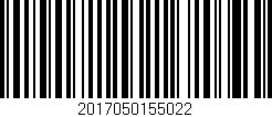 Código de barras (EAN, GTIN, SKU, ISBN): '2017050155022'