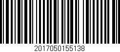 Código de barras (EAN, GTIN, SKU, ISBN): '2017050155138'