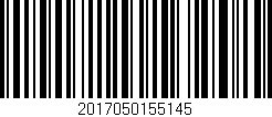 Código de barras (EAN, GTIN, SKU, ISBN): '2017050155145'