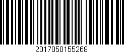 Código de barras (EAN, GTIN, SKU, ISBN): '2017050155268'