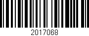 Código de barras (EAN, GTIN, SKU, ISBN): '2017068'