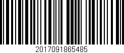Código de barras (EAN, GTIN, SKU, ISBN): '2017091865485'