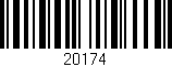 Código de barras (EAN, GTIN, SKU, ISBN): '20174'