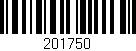 Código de barras (EAN, GTIN, SKU, ISBN): '201750'