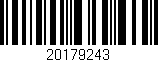 Código de barras (EAN, GTIN, SKU, ISBN): '20179243'