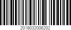 Código de barras (EAN, GTIN, SKU, ISBN): '2018032006202'