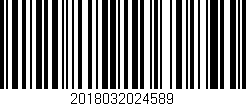 Código de barras (EAN, GTIN, SKU, ISBN): '2018032024589'